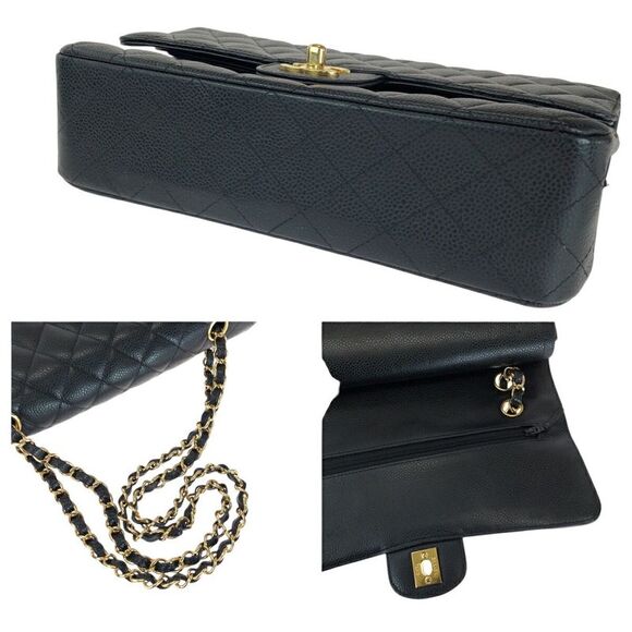 Chanel Matelasse Caviar Skin Chain Shoulder Bag - Picture 6 of 10